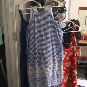 Blue and White Sundress